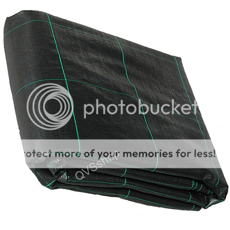 5M x 10M 100gsm HEAVY DUTY Weed Stop/Control Fabric Ground Cover